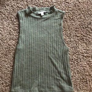 Ribbed Green Tank
